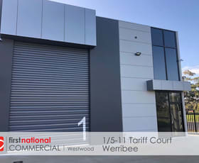 Factory, Warehouse & Industrial commercial property sold at 1/5-11 Tariff Court Werribee VIC 3030