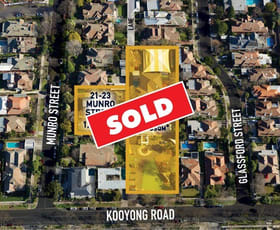 Development / Land commercial property sold at 117 Kooyong Road & 21-23 Munro Street Armadale VIC 3143