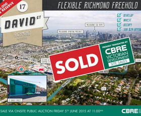 Factory, Warehouse & Industrial commercial property sold at 17 David Street Richmond VIC 3121