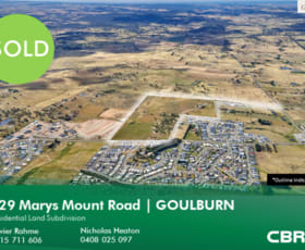 Development / Land commercial property sold at 129 Marys Mount Road Goulburn NSW 2580