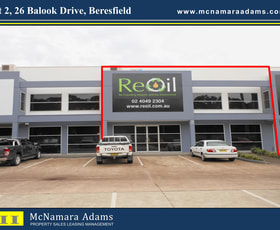 Factory, Warehouse & Industrial commercial property sold at Unit 2/26 Balook Drive Beresfield NSW 2322