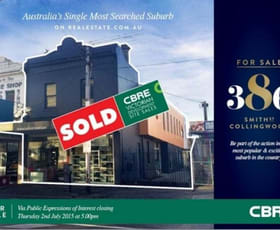 Development / Land commercial property sold at 386 Smith Street Collingwood VIC 3066