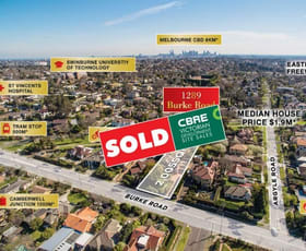 Development / Land commercial property sold at 1289 Burke Road Kew VIC 3101