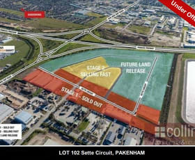 Development / Land commercial property sold at LOT 102 Sette Circuit Pakenham VIC 3810