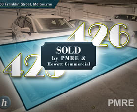 Parking / Car Space commercial property sold at 425 & 426/58 Franklin Street Melbourne VIC 3000