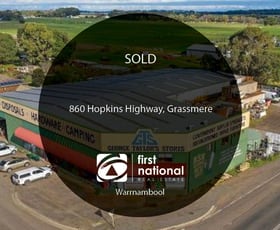 Showrooms / Bulky Goods commercial property sold at 860 Hopkins Highway Grassmere VIC 3281