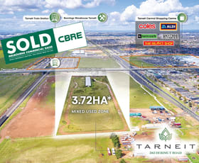 Development / Land commercial property sold at 585 Derrimut Road Tarneit VIC 3029