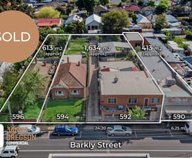 Development / Land commercial property sold at 596 Barkly Street West Footscray VIC 3012