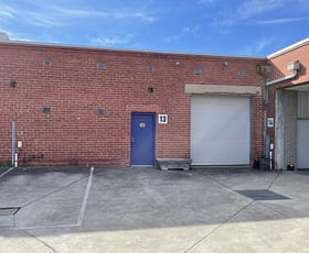 Factory, Warehouse & Industrial commercial property sold at Unit 13/167 Beavers Road Northcote VIC 3070