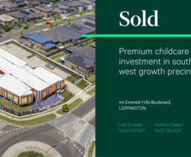 Medical / Consulting commercial property sold at 44 Emerald Hills Boulevard Leppington NSW 2179