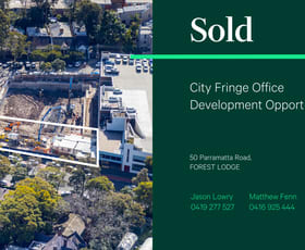 Development / Land commercial property sold at 50 Parramatta Road Forest Lodge NSW 2037