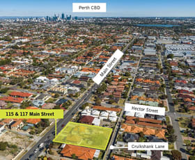 Development / Land commercial property sold at 115 & 117 Main Street Osborne Park WA 6017