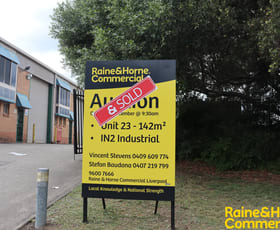 Factory, Warehouse & Industrial commercial property sold at Unit 23/2 Barry Road Chipping Norton NSW 2170