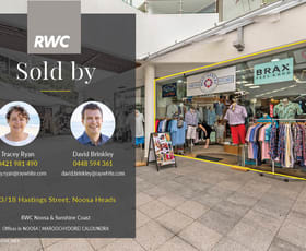 Shop & Retail commercial property sold at Shop 13/18 Hastings Street Noosa Heads QLD 4567