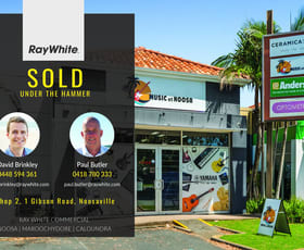 Shop & Retail commercial property sold at Shop 2/1 Gibson Road Noosaville QLD 4566