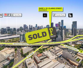 Offices commercial property sold at Shop 1/33 Clarke Street Southbank VIC 3006