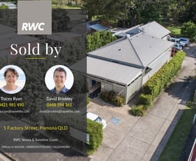 Offices commercial property sold at 5 Factory Street Pomona QLD 4568