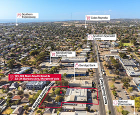 Showrooms / Bulky Goods commercial property sold at 191-193 Main South Road & 32-34 Barbara Avenue Morphett Vale SA 5162