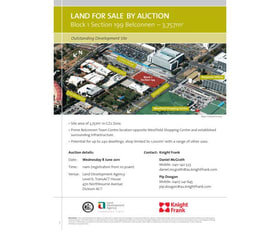Development / Land commercial property sold at Cnr Benjamin Way & Swanson Court Belconnen ACT 2617