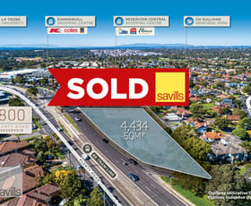 Development / Land commercial property sold at 800 Plenty Road Reservoir VIC 3073