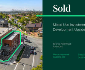Development / Land commercial property sold at 59 Great North Road Five Dock NSW 2046