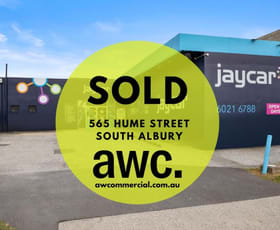 Factory, Warehouse & Industrial commercial property sold at 565 Hume Street Albury NSW 2640