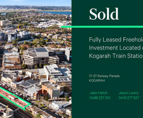 Offices commercial property sold at 17-37 Railway Parade Kogarah NSW 2217