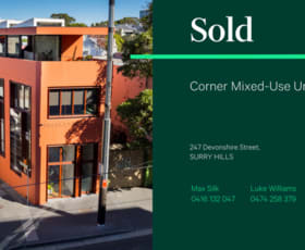 Other commercial property sold at 247 Devonshire Street Surry Hills NSW 2010