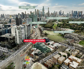 Shop & Retail commercial property sold at Shop 4/397 St Kilda Road Melbourne VIC 3004