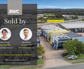 Factory, Warehouse & Industrial commercial property sold at Unit 6/42 Owen Creek Road Forest Glen QLD 4556