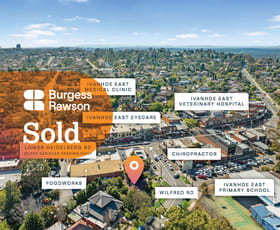 Development / Land commercial property sold at 67 Wilfred Road Ivanhoe East VIC 3079