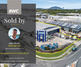 Factory, Warehouse & Industrial commercial property sold at 23 Lysaght Street Coolum Beach QLD 4573