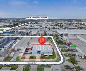 Factory, Warehouse & Industrial commercial property sold at 19-21 Nicole Way Dandenong South VIC 3175