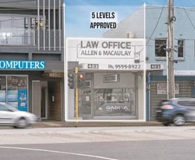 Shop & Retail commercial property for sale at 483 SOUTH ROAD Bentleigh VIC 3204