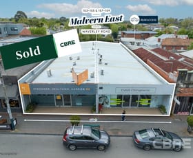 Shop & Retail commercial property sold at 153-155 & 157-159 Waverley Road Malvern East VIC 3145