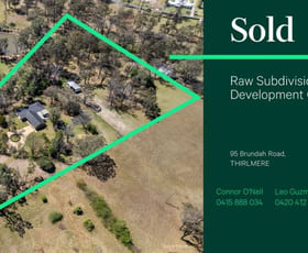 Development / Land commercial property sold at 95 Brundah Road Thirlmere NSW 2572