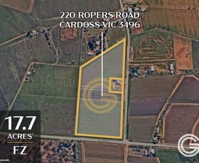Rural / Farming commercial property for sale at 220 Ropers Road Cardross VIC 3496