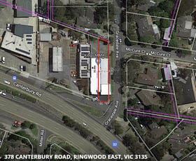 Development / Land commercial property for sale at 378 Canterbury Road Ringwood East VIC 3135