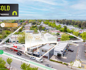 Showrooms / Bulky Goods commercial property sold at 395 Camberwell Road Camberwell VIC 3124