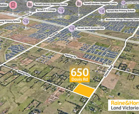 Development / Land commercial property for sale at 650 Davis Road Tarneit VIC 3029