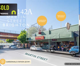 Showrooms / Bulky Goods commercial property sold at 140 & 142A Martin Street Brighton VIC 3186