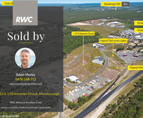 Development / Land commercial property sold at Lot 12 & 13 Enterprise Circuit Maryborough QLD 4650