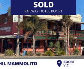 Hotel, Motel, Pub & Leisure commercial property sold at 84 Godfrey Street Boort VIC 3537