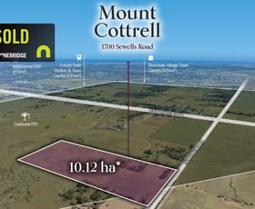 Development / Land commercial property sold at 1700 Sewells Road Mount Cottrell VIC 3024