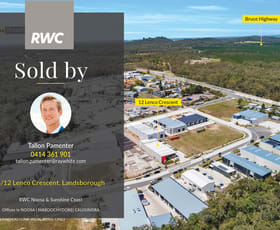 Factory, Warehouse & Industrial commercial property sold at Unit 4/12 Lenco Crescent Landsborough QLD 4550