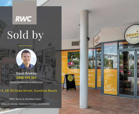 Shop & Retail commercial property sold at Shop 4/28-34 Duke Street Sunshine Beach QLD 4567