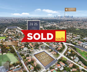 Development / Land commercial property sold at 24-26 Lower Heidelberg Road Ivanhoe VIC 3079