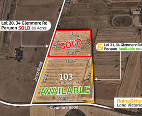 Rural / Farming commercial property for sale at Lot 21/34 Glenmore Road Parwan VIC 3340