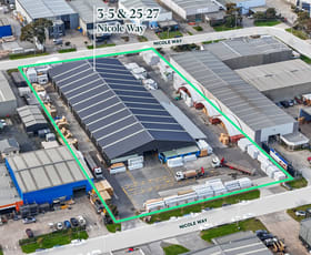 Factory, Warehouse & Industrial commercial property sold at 3-5 & 25-27 Nicole Way Dandenong South VIC 3175