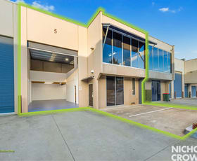 Factory, Warehouse & Industrial commercial property sold at 5/314 Governor Road Braeside VIC 3195
